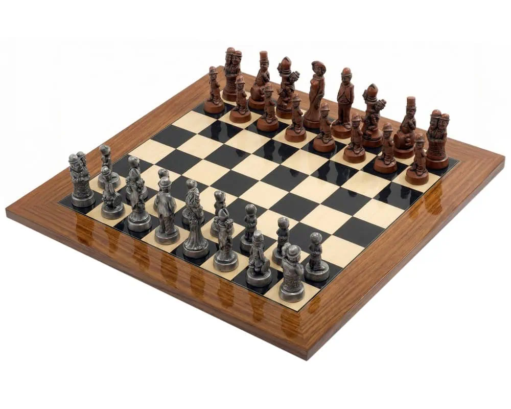 Le Berkeley Chess Movie Stars — grand jeu d’échecs en métal et palissandre