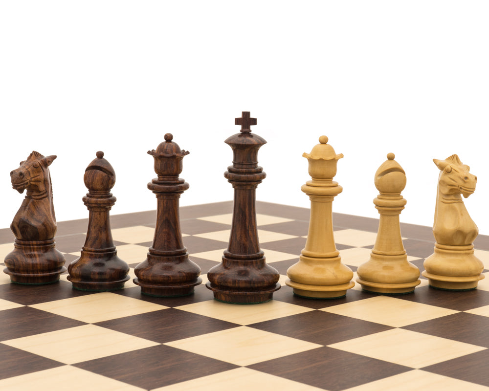 The Templar Palisander Luxury Chess Set (Jeu d'échecs de luxe en palissandre)