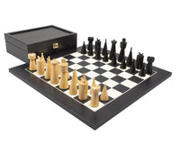 Jeu d’échecs Art déco noir