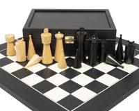 Jeu d’échecs Art déco noir