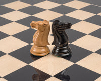 Reproduction 1849 — Jeu d’échecs Staunton de luxe en ébène et anégré noir