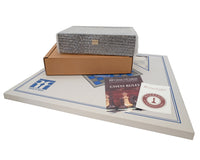 Reproduction 1849 — Jeu d’échecs Staunton de luxe en ébène et anégré noir