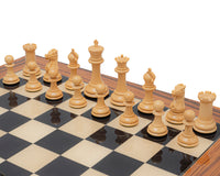 La réplique de 1849 du Jeu d’échecs Staunton de luxe en ébène et palissandre