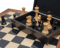 La réplique de 1849 du Jeu d’échecs Staunton de luxe en ébène et palissandre