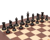 Jeu d'échecs de luxe — reproduction Paulsen de 1853 en ébène et palissandre Mongoy