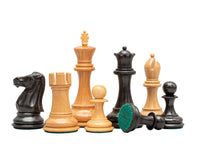 Jeu d’échecs Abingdon, noir et acajou