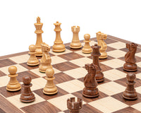 Jeu d’échecs Staunton classique en acacia et érable