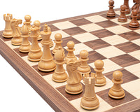 Jeu d’échecs Staunton classique en acacia et érable