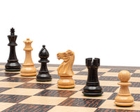 Jeu d’échecs Staunton classique en Tiger Ebony et en noir