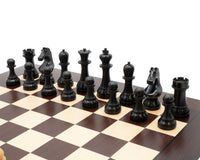 Jeu d’échecs du Championnat du Monde — Édition Wengé avec sac de rangement pour pièces d’échecs