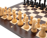 Jeu d’échecs du Championnat du Monde — Édition Wengé avec sac de rangement pour pièces d’échecs