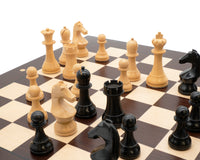 Jeu d’échecs du Championnat du Monde — Édition Wengé avec sac de rangement pour pièces d’échecs