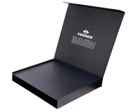 Ensemble d'échecs Staunton Deluxe Rechapados Ferrer Noir et Olivier avec coffret