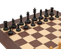 Jeu d’échecs Harrwitz Black and Mongoy avec coffret de rangement pour pièces d’échecs