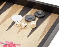 Le Jeu de Backgammon Oriental Fleur de Cerisier de Manopoulos